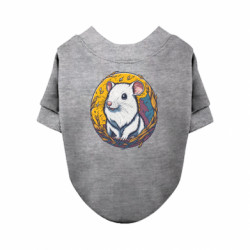 Світшот для собаки Білий щур - FATLINE Світшот для собаки Білий щур