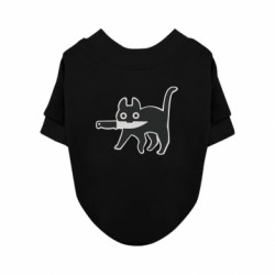 Свитшот для собаки Cat with a knife - FATLINE Свитшот для собаки Cat with a knife