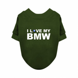 Світшот для собаки I love my BMW - FATLINE Світшот для собаки I love my BMW