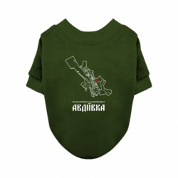 Світшот для собаки Карта Авдіївка - FATLINE Світшот для собаки Карта Авдіївка