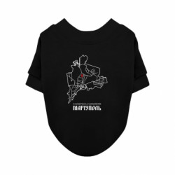 Світшот для собаки Карта Маріуполь - FATLINE Світшот для собаки Карта Маріуполь