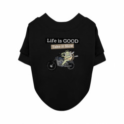 Свитшот для собаки Life is good, take it show - FATLINE Свитшот для собаки Life is good, take it show