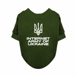 Світшот для собаки Інтернет армія України - FATLINE Світшот для собаки Інтернет армія України