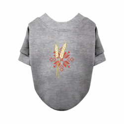 Світшот для собаки Паростки пшениці з вишивкою - FATLINE Світшот для собаки Паростки пшениці з вишивкою