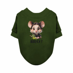 Світшот для собаки Щур запитує що? - FATLINE Світшот для собаки Щур запитує що?