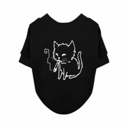 Свитшот для собаки Smoking cat - FATLINE Свитшот для собаки Smoking cat
