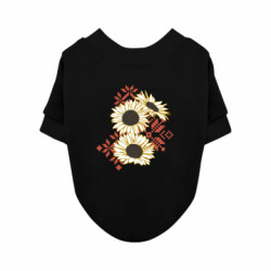 Світшот для собаки Соняшники з вишивкою - FATLINE Світшот для собаки Соняшники з вишивкою