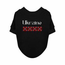 Свитшот для собаки Ukraine - вышитые кресты - FATLINE Свитшот для собаки Ukraine - вышитые кресты