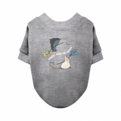 Світшот для собаки Закохані пацюки - FATLINE Світшот для собаки Закохані пацюки