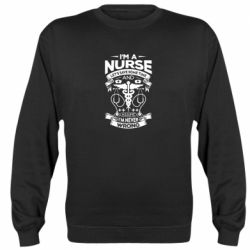 Свитшот унисекс Nurse I'm Never Wrong - FATLINE Свитшот унисекс Nurse I'm Never Wrong