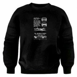 Свитшот оверсайз 1967 Chevrolet Impala - FATLINE Свитшот оверсайз 1967 Chevrolet Impala