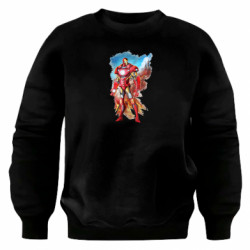 Свитшот оверсайз Avengers iron man drawing - FATLINE Свитшот оверсайз Avengers iron man drawing