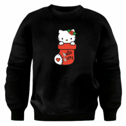 Свитшот оверсайз Christmas Hello Kitty - FATLINE Свитшот оверсайз Christmas Hello Kitty
