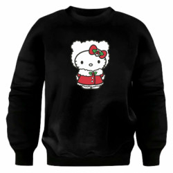 Свитшот оверсайз Christmas Kitty - FATLINE Свитшот оверсайз Christmas Kitty
