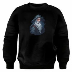 Свитшот оверсайз Гендальф серый - FATLINE Свитшот оверсайз Гендальф серый
