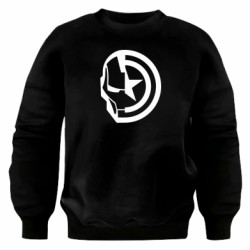 Свитшот оверсайз Iron Man and Captain America - FATLINE Свитшот оверсайз Iron Man and Captain America
