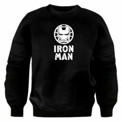 Свитшот оверсайз Iron man text - FATLINE Свитшот оверсайз Iron man text