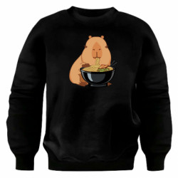 Світшот оверсайз Капібара з локшиною - FATLINE Світшот оверсайз Капібара з локшиною