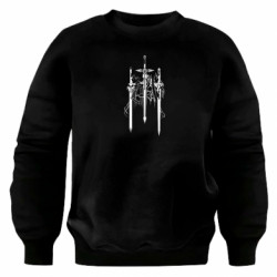 Свитшот оверсайз Kirito and Asuna's sword - FATLINE Свитшот оверсайз Kirito and Asuna's sword