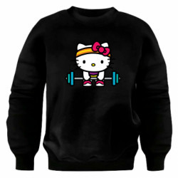 Свитшот оверсайз Kitty`s GYM - FATLINE Свитшот оверсайз Kitty`s GYM