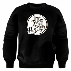 Свитшот оверсайз Не Быкуй! - FATLINE Свитшот оверсайз Не Быкуй!