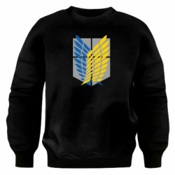 Свитшот оверсайз Патриотический разведкорпус - FATLINE Свитшот оверсайз Патриотический разведкорпус