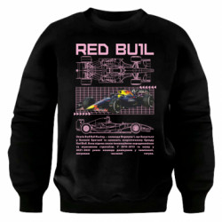 Свитшот оверсайз Red Bull Racing - FATLINE Свитшот оверсайз Red Bull Racing