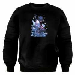 Свитшот оверсайз Саске Учиха использует чидори - FATLINE Свитшот оверсайз Саске Учиха использует чидори