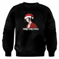 Свитшот оверсайз Sasuke Merry Christmas - FATLINE Свитшот оверсайз Sasuke Merry Christmas