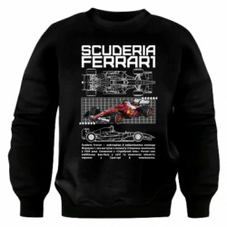 Свитшот оверсайз Scuderia Ferrari F1 Team - FATLINE Свитшот оверсайз Scuderia Ferrari F1 Team
