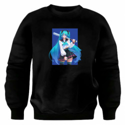 Свитшот оверсайз Sporty Hatsune Miku - FATLINE Свитшот оверсайз Sporty Hatsune Miku
