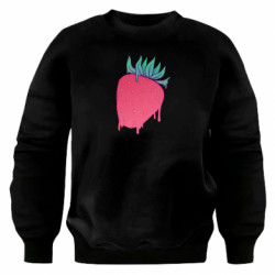 Світшот оверсайз Strawberry art - FATLINE Світшот оверсайз Strawberry art