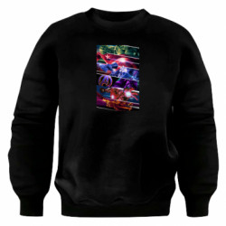 Свитшот оверсайз Super power avengers - FATLINE Свитшот оверсайз Super power avengers