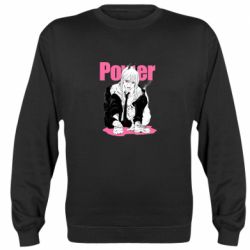 Свитшот унисекс Power with meow