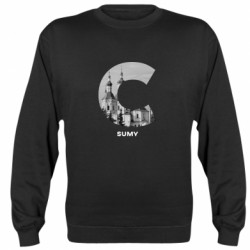 Світшот унісекс Sumy Black & White - FATLINE Світшот унісекс Sumy Black & White