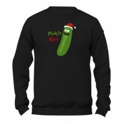 Свитшот унисекс TM Gildan Cucumber Rick in a Christmas hat - FATLINE Свитшот унисекс TM Gildan Cucumber Rick in a Christmas hat