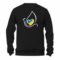 Свитшот унисекс TM Gildan Голубь мира для Украины - FATLINE Свитшот унисекс TM Gildan Голубь мира для Украины