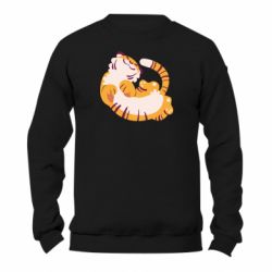 Світшот унісекс TM Gildan Happy tiger - FATLINE Світшот унісекс TM Gildan Happy tiger