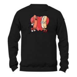 Свитшот унисекс TM Gildan Hot dog love - FATLINE Свитшот унисекс TM Gildan Hot dog love