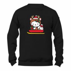 Світшот унісекс TM Gildan Кітті на санчатах - FATLINE Світшот унісекс TM Gildan Кітті на санчатах