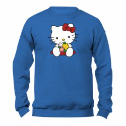 Світшот унісекс TM Gildan Kitty з букетиком - FATLINE Світшот унісекс TM Gildan Kitty з букетиком