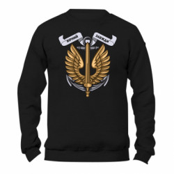 Свитшот унисекс TM Gildan  (L) Верный всегда! морская пехота Украины  - FATLINE