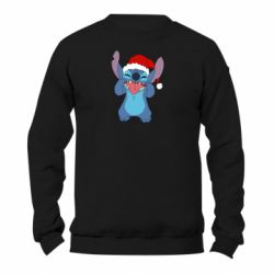 Свитшот унисекс TM Gildan Новогодний Стич - FATLINE Свитшот унисекс TM Gildan Новогодний Стич