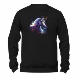 Свитшот унисекс TM Gildan синий космический единорог - FATLINE Свитшот унисекс TM Gildan синий космический единорог