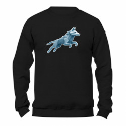 Свитшот унисекс TM Gildan Волк полигональный