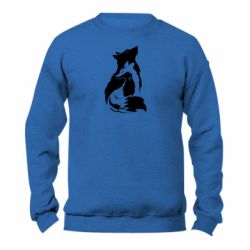 Свитшот унисекс TM Gildan Wolf And Fox