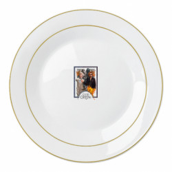 Тарелка Crowley and Aziraphale Good Omens - FATLINE Тарелка Crowley and Aziraphale Good Omens