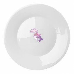 Тарелка Куроми и Мелоди полет на зонтике - FATLINE Тарелка Куроми и Мелоди полет на зонтике