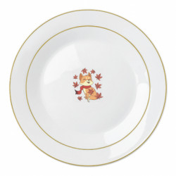 Тарелка Лиса Осень - FATLINE Тарелка Лиса Осень