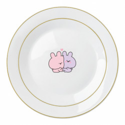 Тарілка Милі зайці обіймаються - FATLINE Тарілка Милі зайці обіймаються